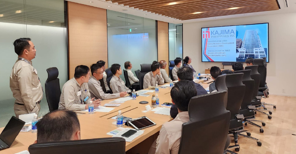 Orientation at Kajima HQ