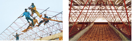 写真：ケレは、地元の職人と住人が協力することでつくりあげることのできるスポーツベット ブラックジャックを設計した。