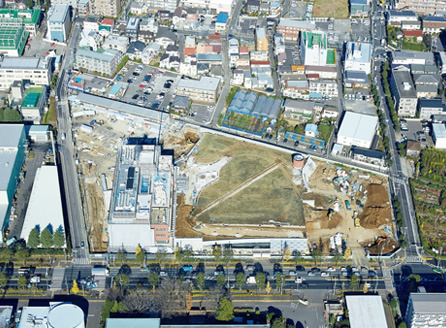 写真：現場全景。躯体スポーツベット api完了時（2016年1月）