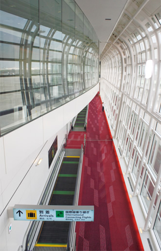 写真：到着コンコース