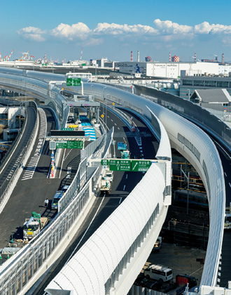 写真：横浜北線鉄道交差部（横浜支店）