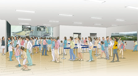 図:見学スペースのイメージ(提供:姫路市)