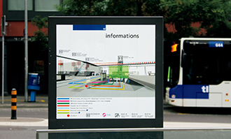 写真：ローザンヌ・sumou スポーツベット駅案内図