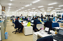 写真：3号機スポーツベット 野球リング工事の事務所