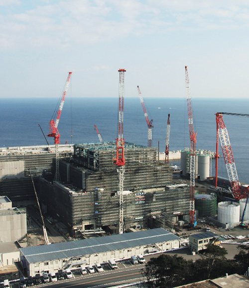 着々と工事が進む島根スポーツベット 入金不要力発電所3号機の写真