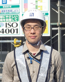 写真:東北支店 女川原子力発電所防潮堤かさ上げ工事事務所 堀内 一平