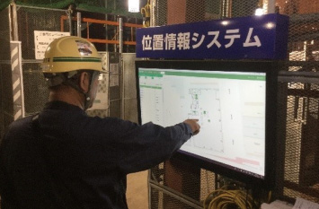 図版：スポーツベット テニスに設置したタッチ式操作画面