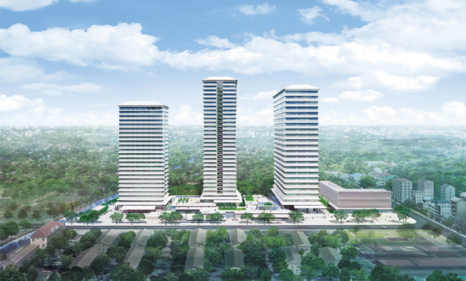 図版：ヤンゴン市内の〈ヤンキン地区複合スポーツベット ビットコイン〉