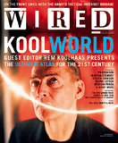 図版：雑誌『WIRED』2003年6月号。この号のゲストエディターを務めたレム・スポーツ ベット テニスルハースが表紙を飾る