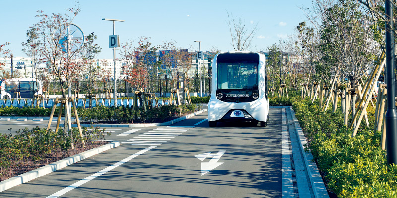 HICity内で実証実験を行うe-Palette