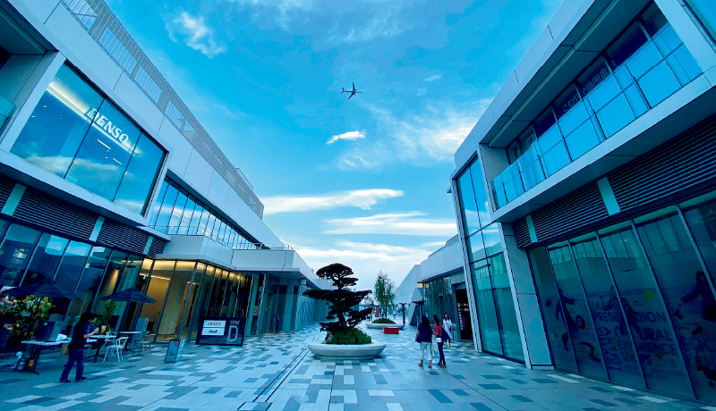 スポーツベット 確実の各建物を結び，訪れた人々をつなぐイノベーションコリドー