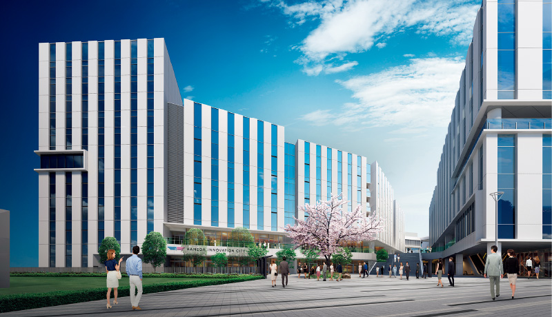 図版：ゾーンA，B，Cの外観イメージ