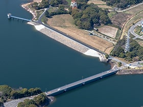 図版：佐布里池耐震補強工事