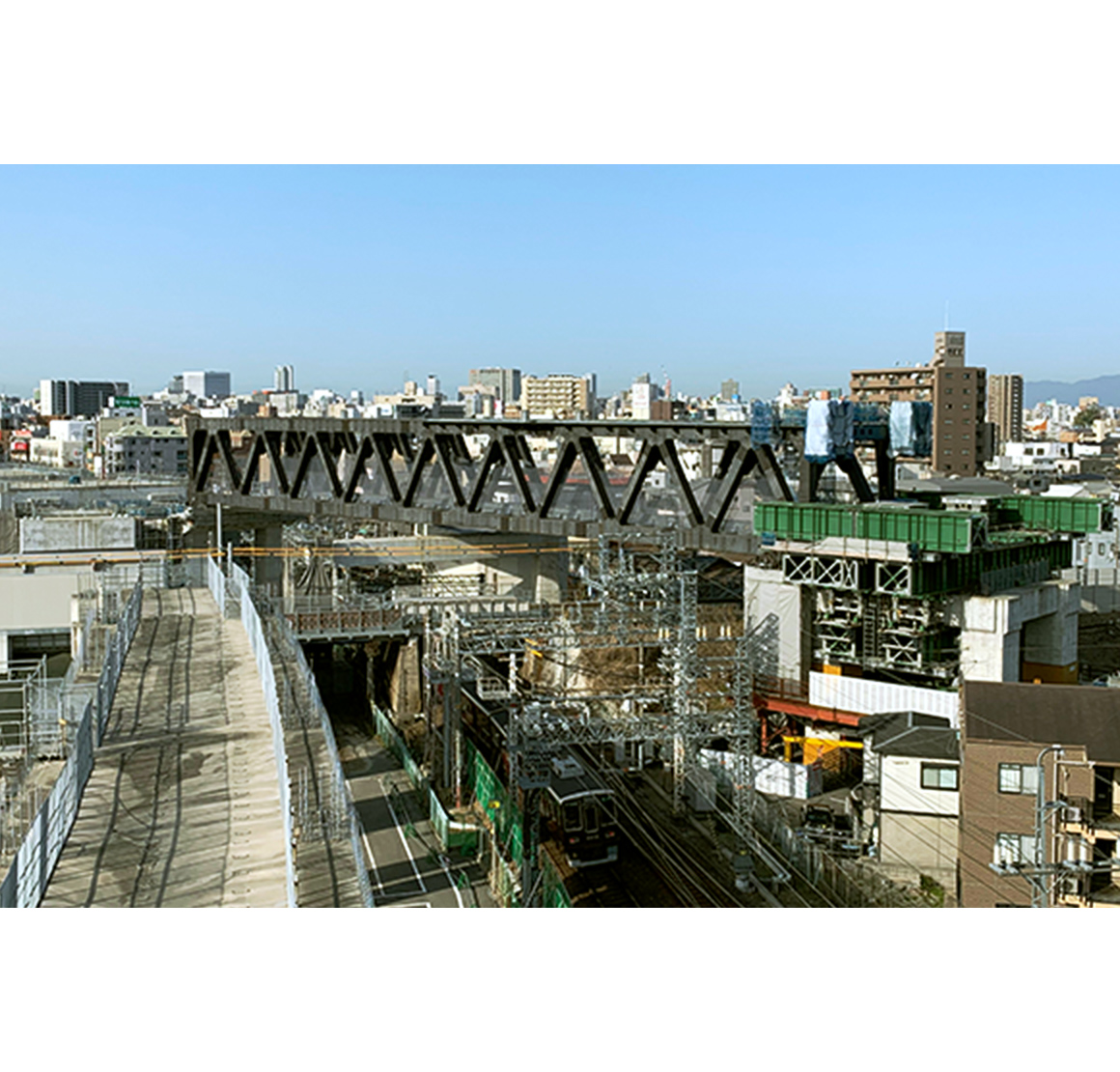 阪急京都線・千里線スポーツ ベット io付近連続立体交差工事