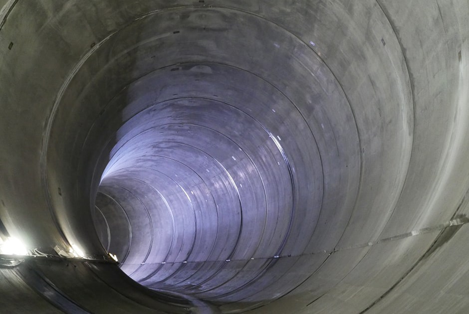 図版：導流部横坑内