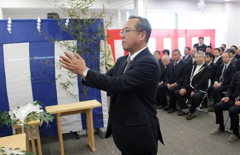 図版：玉串奉奠 スポーツベット twitter 片山常務執行役員中部支店長