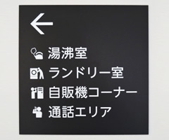 図版：案内サイン