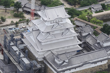 図版：ネット ベット スポーツ見る 素屋根解体工事の様子 北北東面