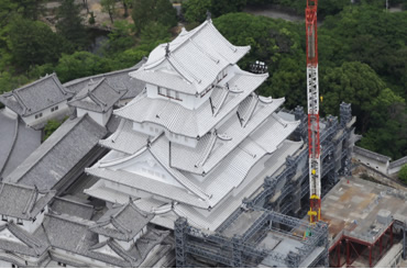 図版：ネット ベット スポーツ見る 素屋根解体工事の様子 西西南面