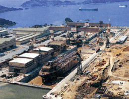 図版：三菱重工業香焼ドック