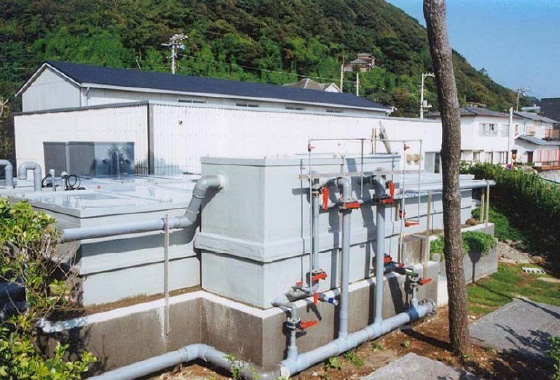 図版：ろ過槽・貯水槽