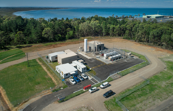 基地全景（写真提供　HESC Project Partners）