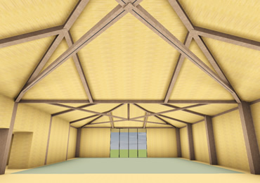 図版：スポーツ ベット 攻略武道館・モデル内観