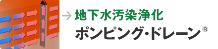 地下水汚染浄化　ポンピング・ドレーン